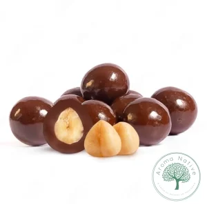 AVELÃ DRAGEADA COM CHOCOLATE BELGA