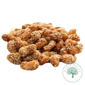 CASTANHA DE CAJU CARAMELIZADA GERGELIM